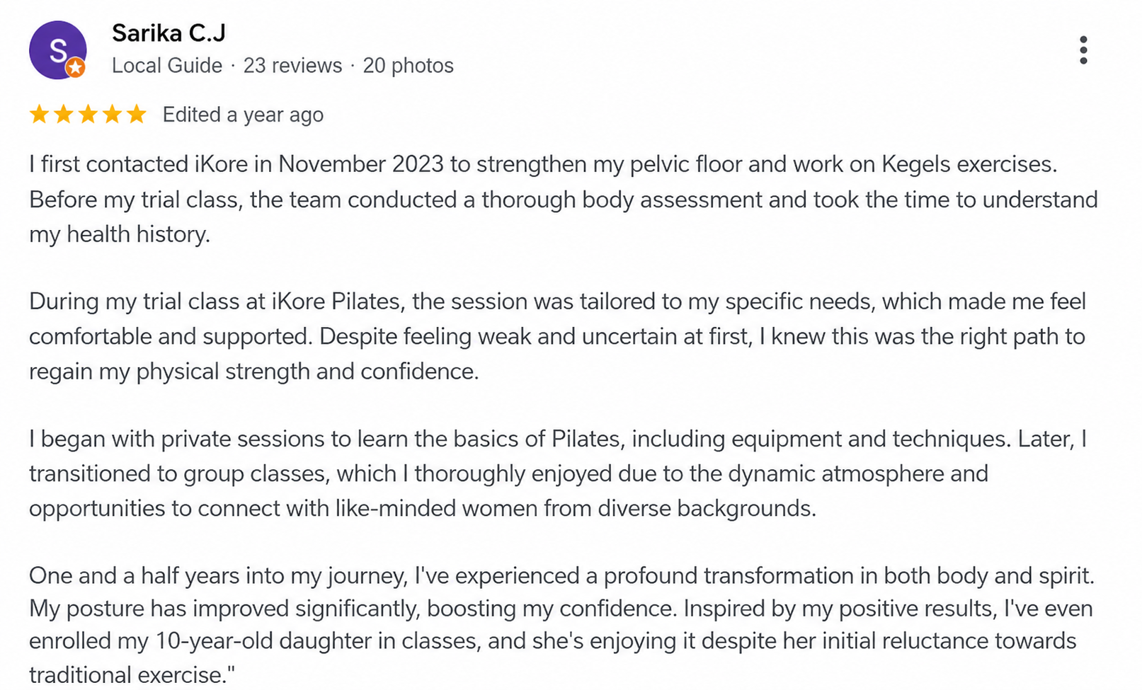 Google review 3